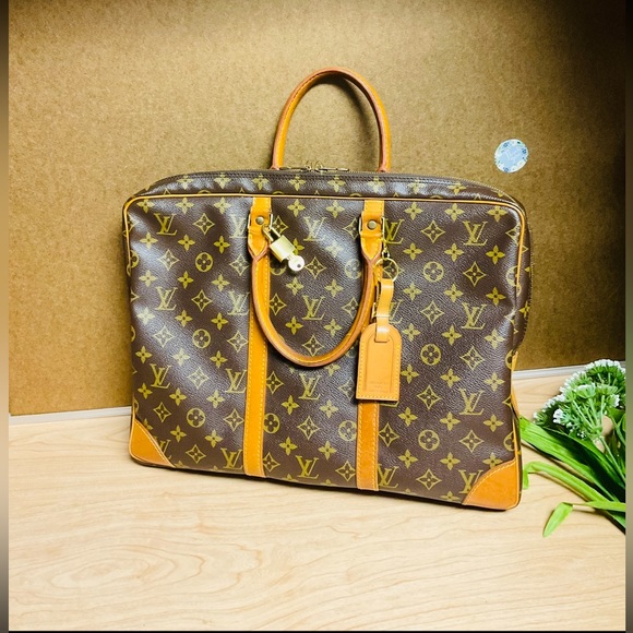 ✅AUTHENTIC LAPTOP DOCUMENTS 
LOUIS VUITTON BRIEFCASE - Picture 1 of 13